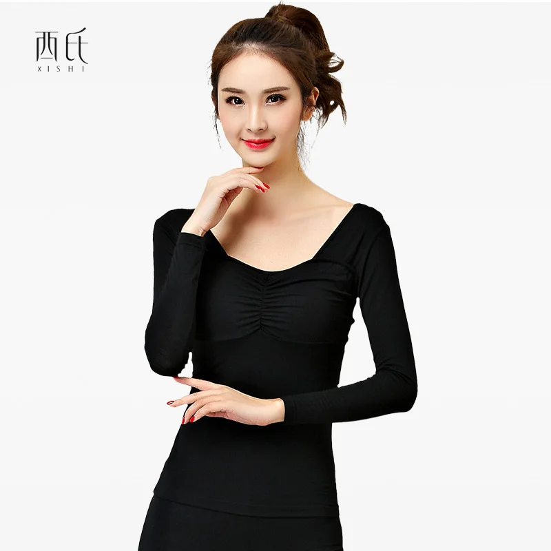 Leotards Training Blouses Form Adult Latin Slim Fit Dancing Yoga Classical Black Half-sleeved Clothes
Leotards Training Blouses Form Adult Latin Slim Fit Dancing Yoga Classical Black Half-sleeved Clothes