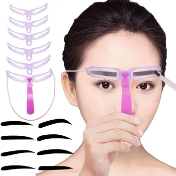 8 in1 Reusable Eyebrow Shaping Template Helper Eyebrow Stencils Kit Grooming Card Eyebrow Defining Makeup Tools
8 in1 Reusable Eyebrow Shaping Template Helper Eyebrow Stencils Kit Grooming Card Eyebrow Defining Makeup Tools