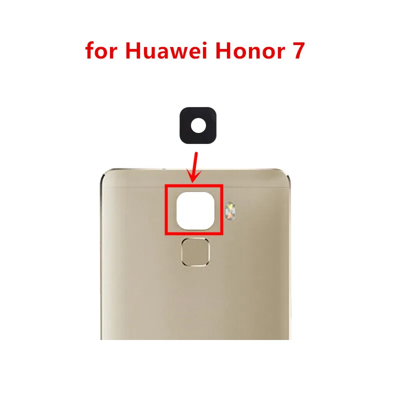 2pcs for huawei honor 7 Camera Glass Lens Back Rear with Glue Replacement Repair Spare Parts | Мобильные телефоны и