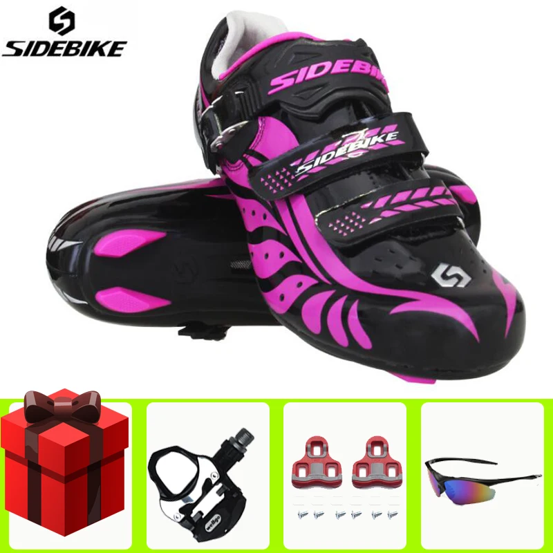 Sidebike women Road Cycling Shoes add pedal set glasses sapatilha ciclismo Bicycle Sport Bike scarpe ciclismo strada Sneakers
Sidebike women Road Cycling Shoes add pedal set glasses sapatilha ciclismo Bicycle Sport Bike scarpe ciclismo strada Sneakers