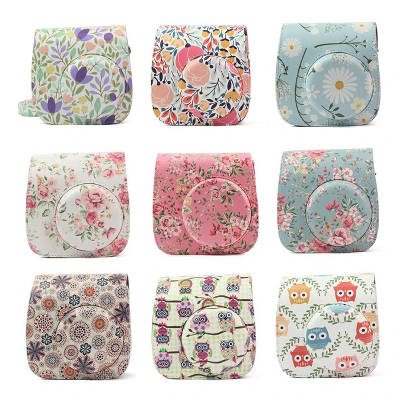 Shoulder Camera Protective Case Colorful Patterns Leather Camera Bag For Fujifilm Instax Polaroid Mini 8/ Mini8+/ 9 Handbags
Shoulder Camera Protective Case Colorful Patterns Leather Camera Bag For Fujifilm Instax Polaroid Mini 8/ Mini8+/ 9 Handbags