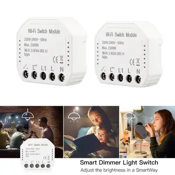 Smart WiFi Switch DIY Breaker Module Phone APP Remote Control Wireless Control Intelligent Life Practical Wall Interruptor
Smart WiFi Switch DIY Breaker Module Phone APP Remote Control Wireless Control Intelligent Life Practical Wall Interruptor