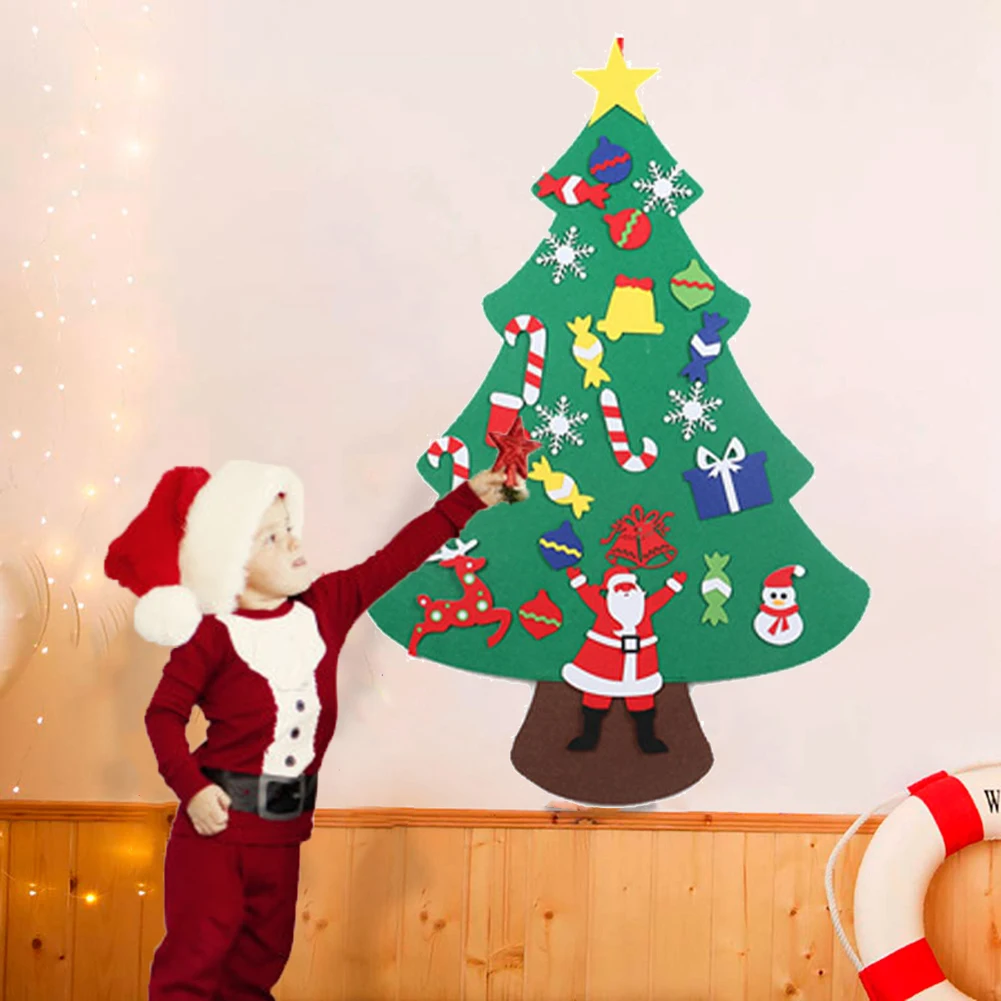 christmas tree decoration felt diy christmas tree