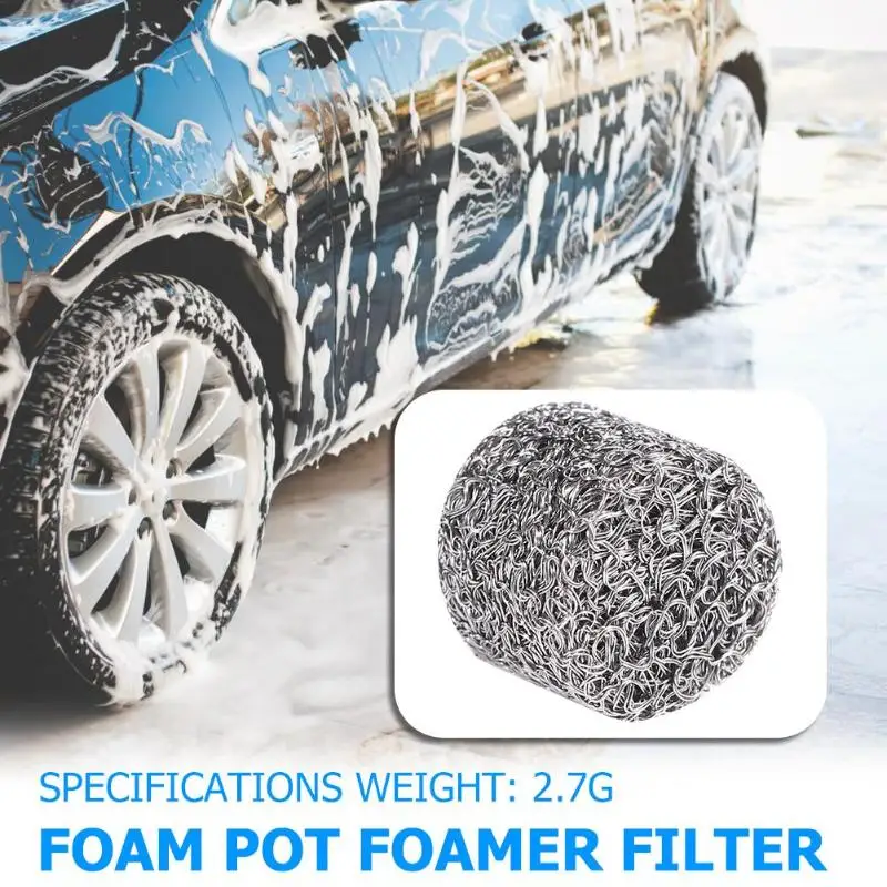 Car Auto Washing Foam Pot Filter Cartridge Stainless Steel Foam Lance Filter Nozzle Mesh Tablet Replacement Clean for Foam Gun
Car Auto Washing Foam Pot Filter Cartridge Stainless Steel Foam Lance Filter Nozzle Mesh Tablet Replacement Clean for Foam Gun