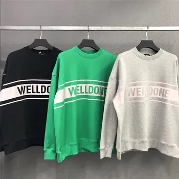 3M Reflective WELLDONE Sweatshirts Men Women Hoodies Streetwear We11 Done WELL DONE pullover
3M Reflective WELLDONE Sweatshirts Men Women Hoodies Streetwear We11 Done WELL DONE pullover