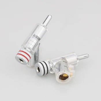 High Quality Audiocrast Hi-End Rhodium Plated LOCK SPEAKER CABLE BANANA PLUG CONNECTOR DIY Speaker Cable 
High Quality Audiocrast Hi-End Rhodium Plated LOCK SPEAKER CABLE BANANA PLUG CONNECTOR DIY Speaker Cable