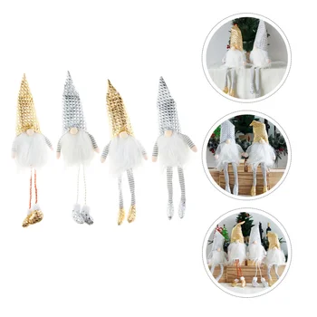 4PCS Christmas Party Decoration Gnome Especially Designed Ornament Gnome 
4PCS Christmas Party Decoration Gnome Especially Designed Ornament Gnome