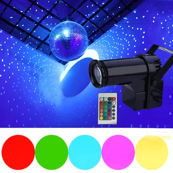 Thrisdar Remote Control 10W RGB LED Beam Pinspot Stage Light Party Wedding Track Spotlight KTV Bar Disco Show Mirror Ball Light
Thrisdar Remote Control 10W RGB LED Beam Pinspot Stage Light Party Wedding Track Spotlight KTV Bar Disco Show Mirror Ball Light
