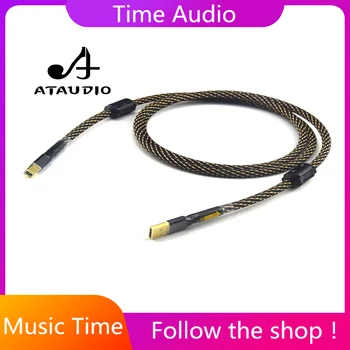 ATAUDIO Hifi USB Cable High Quality Type A to Type B Hifi Data Cable For DAC E30 D90 A90
ATAUDIO Hifi USB Cable High Quality Type A to Type B Hifi Data Cable For DAC E30 D90 A90