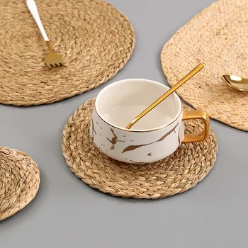 Table Heat Resistant Mat Cup Round Mats Kitchen Decoration Accessories Weave Coaster Non-slip Table Padding Insulation Placemats
Table Heat Resistant Mat Cup Round Mats Kitchen Decoration Accessories Weave Coaster Non-slip Table Padding Insulation Placemats