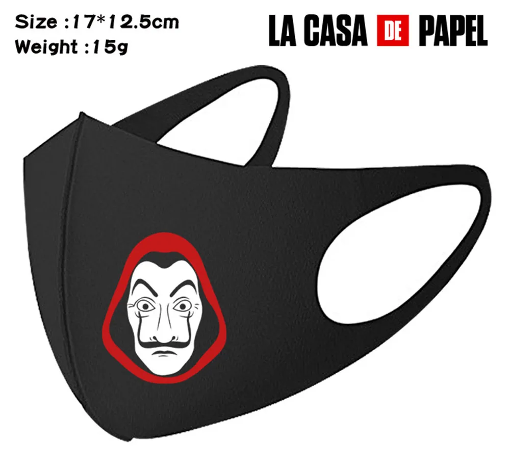 cosplay The House of Paper La Casa De Papel dali Mouth Mask Salvador Dali Unisex sponge Dustproof Mouth Face Mask props
cosplay The House of Paper La Casa De Papel dali Mouth Mask Salvador Dali Unisex sponge Dustproof Mouth Face Mask props