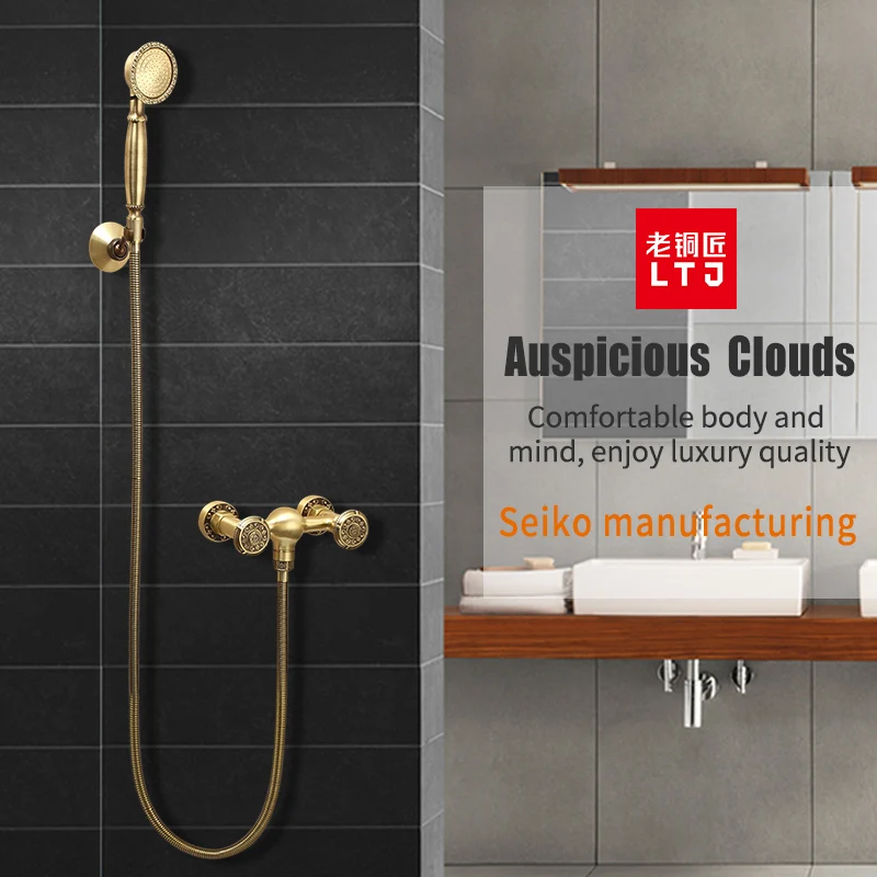 LTJ Pure Brass bathroom shower faucet set bathtub faucets shower mixer tap Bath Shower taps waterfall shower head LJ10117AAB
LTJ Pure Brass bathroom shower faucet set bathtub faucets shower mixer tap Bath Shower taps waterfall shower head LJ10117AAB