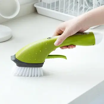 1PC Liquid Cleaning Brush Dish Kitchen Washing With Refill Flexible 1 Soap In Power Cleaning Bristles 4 Strong Dispenser
1PC Liquid Cleaning Brush Dish Kitchen Washing With Refill Flexible 1 Soap In Power Cleaning Bristles 4 Strong Dispenser