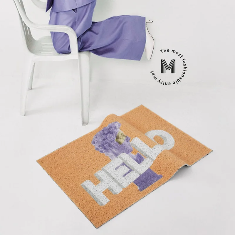 Hello Welcome Carpet Entrance Door Mat Living Room Anti-slip Carpet Dustproof Bath Mat Kitchen Rug PVC Silk Loop Mats Front Door
Hello Welcome Carpet Entrance Door Mat Living Room Anti-slip Carpet Dustproof Bath Mat Kitchen Rug PVC Silk Loop Mats Front Door