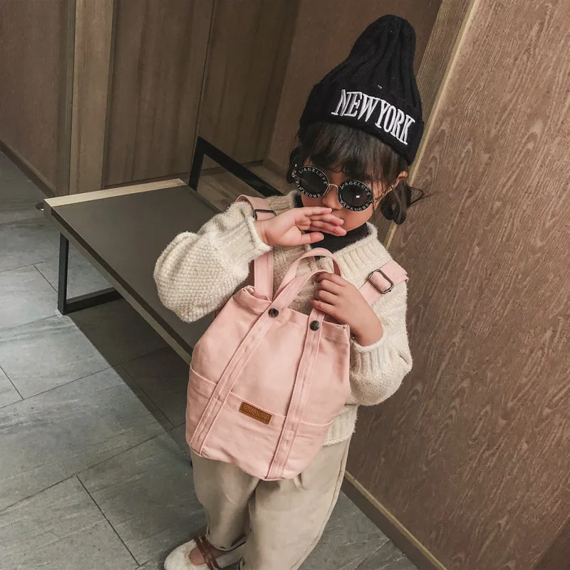 Korean-style Parent And Child Backpack 2019 Summer New Style Retro Fashion Solid Color Canvas Bag Children Spring Outing Campus
Korean-style Parent And Child Backpack 2019 Summer New Style Retro Fashion Solid Color Canvas Bag Children Spring Outing Campus