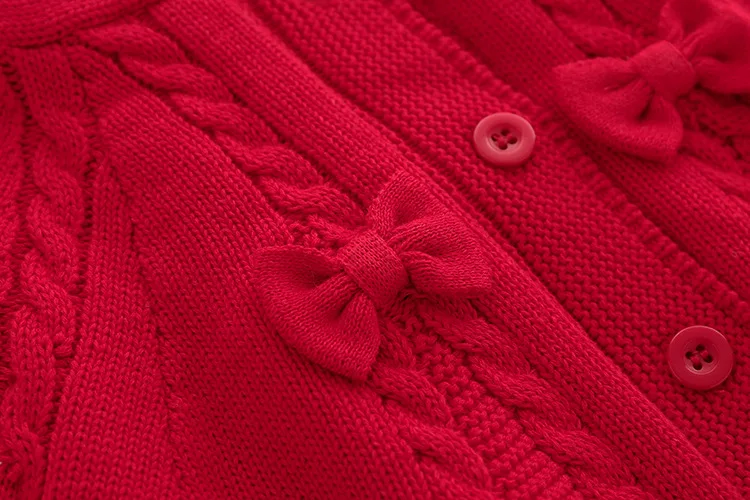 Autumn And Winter New Style Childrenswear Shawl Baby Bright Red Knitted Bow plus Velvet Sweater Cloak
Autumn And Winter New Style Childrenswear Shawl Baby Bright Red Knitted Bow plus Velvet Sweater Cloak