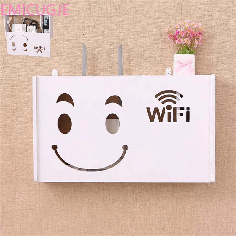 Bracket Storage Box 3 Size 9 Style Organizer Wireless Wifi Router Box Wood-Plastic Wall Shelf Hanging Plug Board
Bracket Storage Box 3 Size 9 Style Organizer Wireless Wifi Router Box Wood-Plastic Wall Shelf Hanging Plug Board