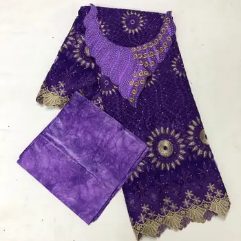 African basin riche fabric 2020 high quality lace cotton bazin riche fabric with nigerian lace fabric 2.5+2.5yards/lot
African basin riche fabric 2020 high quality lace cotton bazin riche fabric with nigerian lace fabric 2.5+2.5yards/lot