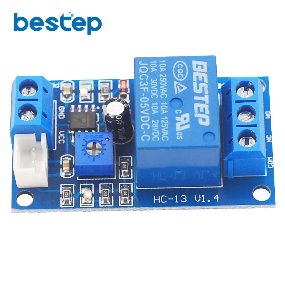 1 Channel 5V 12V Normally Open/Cosed Relay Sensor Module Blue Board V1.3 V1.4
1 Channel 5V 12V Normally Open/Cosed Relay Sensor Module Blue Board V1.3 V1.4