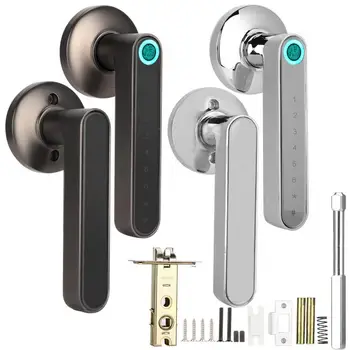 Smart Bluetooth Door Handle Lock Biometric Fingerprint Password APP Keyless Entry Lever deurklink
Smart Bluetooth Door Handle Lock Biometric Fingerprint Password APP Keyless Entry Lever deurklink