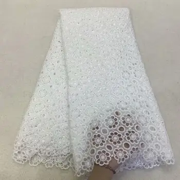 Pure white Milk Silk African Cord Guipure Lace Fabric High Quality Nigerian Lace Fabric French Water Soluble Lace For Wedding
Pure white Milk Silk African Cord Guipure Lace Fabric High Quality Nigerian Lace Fabric French Water Soluble Lace For Wedding