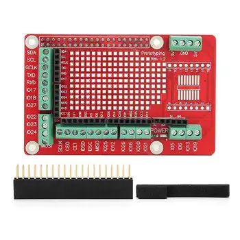 Demo Board Accessories Multifunctional Expansion Board Shield Module for Raspberry Pi 4th Generation Prototype
Demo Board Accessories Multifunctional Expansion Board Shield Module for Raspberry Pi 4th Generation Prototype