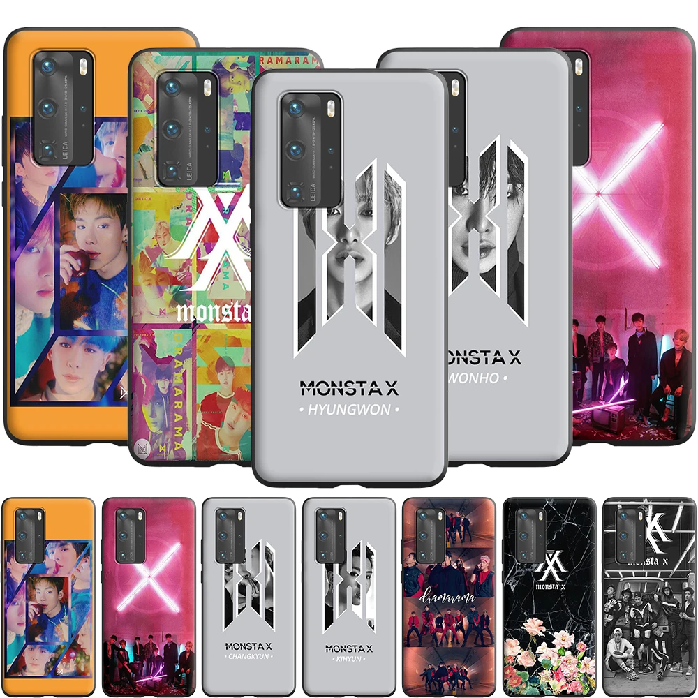 Силиконовый чехол MONSTA X для Huawei Nova 6 7 SE 2 2i 3 3i 4 4E 5 5i 5T Lite Pro Smart | Мобильные телефоны и