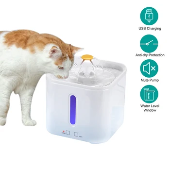 Electric Active Oxygen Fountain Water Feeder Cat Dogs Automatic Circulation Water Drinker Anti-Dry Function With USB And Filter
Electric Active Oxygen Fountain Water Feeder Cat Dogs Automatic Circulation Water Drinker Anti-Dry Function With USB And Filter