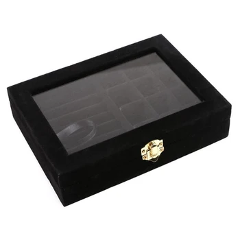 Practical Large Capacity Single Button Anti-lost Gifts Open Window Earrings Square Durable Storage Multifunctional Jewelry Case
Practical Large Capacity Single Button Anti-lost Gifts Open Window Earrings Square Durable Storage Multifunctional Jewelry Case
