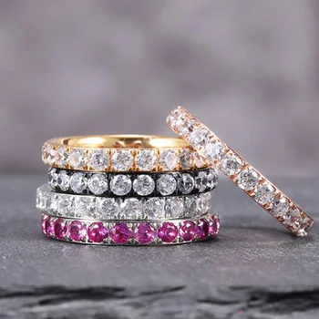Huitan Simple Stylish Loop Ring Micro Paved Dazzling CZ Stone Wedding Women Ring Birthday Gift Daily Wear Versatile Classic Ring
Huitan Simple Stylish Loop Ring Micro Paved Dazzling CZ Stone Wedding Women Ring Birthday Gift Daily Wear Versatile Classic Ring