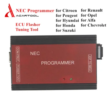 NEC Programmer ECU Flasher Tuning Tool Odometer Correction Diagnotic Tool for Citroen/Peugeot for Hyundai for Honda for Renault
NEC Programmer ECU Flasher Tuning Tool Odometer Correction Diagnotic Tool for Citroen/Peugeot for Hyundai for Honda for Renault