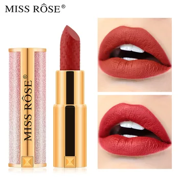 MISS ROSE Moisture Lips Makeup Lipstick Lip Gloss Long Lasting Moisture Cosmetic Lipstick Red Lip Matte Lipstick Waterproof
MISS ROSE Moisture Lips Makeup Lipstick Lip Gloss Long Lasting Moisture Cosmetic Lipstick Red Lip Matte Lipstick Waterproof