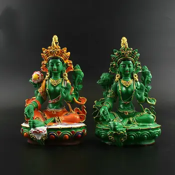 8.5" Tibet Tibetan Buddhism Resin Colour Kwan-yin Guan Yin Green Tara Goddess
8.5" Tibet Tibetan Buddhism Resin Colour Kwan-yin Guan Yin Green Tara Goddess