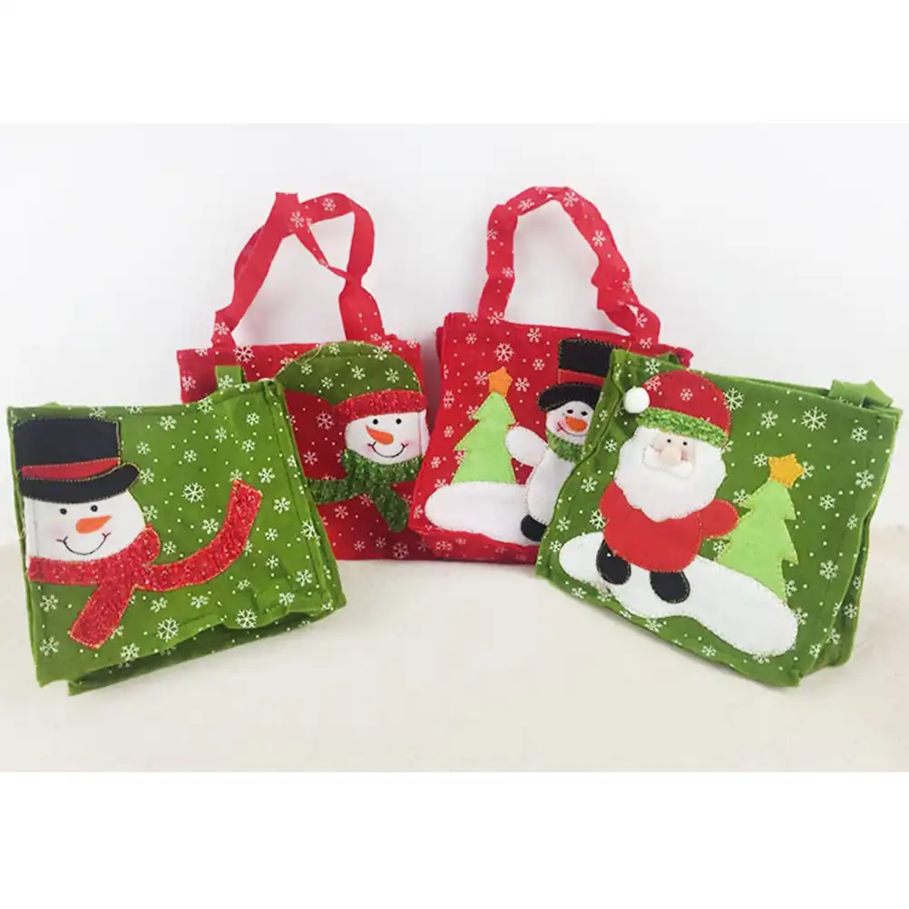 1 pc gift bag cute fashion christmas handbag storage pouch for