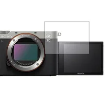 Couvercle de Protection en verre trempé pour Sony Alpha 7C A7C A7CL, Film de Protection pour écran LCD de caméra=