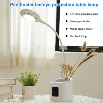 Bedroom Children Learning Eye Protection Alarm Clock LED Desk Lamp Adjustable Brightness Pen Holder Home USB Charging Reading
Bedroom Children Learning Eye Protection Alarm Clock LED Desk Lamp Adjustable Brightness Pen Holder Home USB Charging Reading