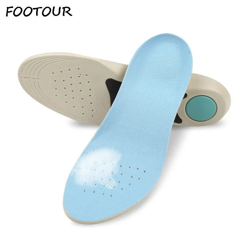 

FOOTOUR Orthopedic Insoles Shock Absorption Arch Support Sports insoles Sweat-Absorbant Insole Running Shoes Insert Pads