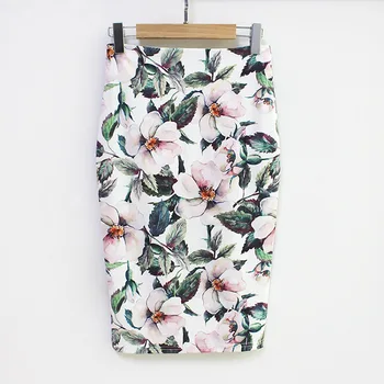 women skirts 2019 autumn winter plus size long length hip tight printed white flower office casual sexy skirt
women skirts 2019 autumn winter plus size long length hip tight printed white flower office casual sexy skirt