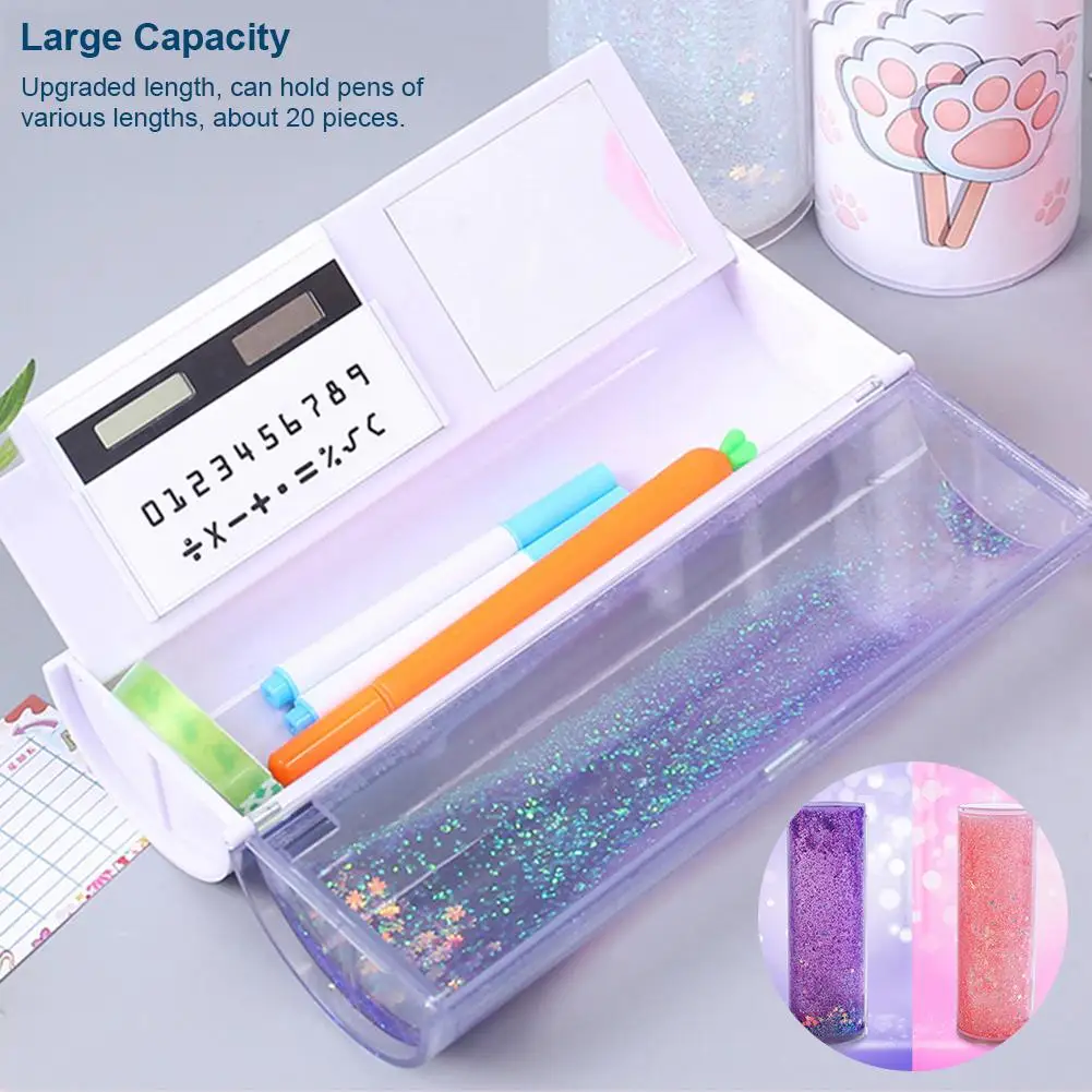 Pencil Case Organizer 2.8*8.25inch Creative Multi-Function Large-Capacity Pencil Holder Built-in Small Mirror
Pencil Case Organizer 2.8*8.25inch Creative Multi-Function Large-Capacity Pencil Holder Built-in Small Mirror