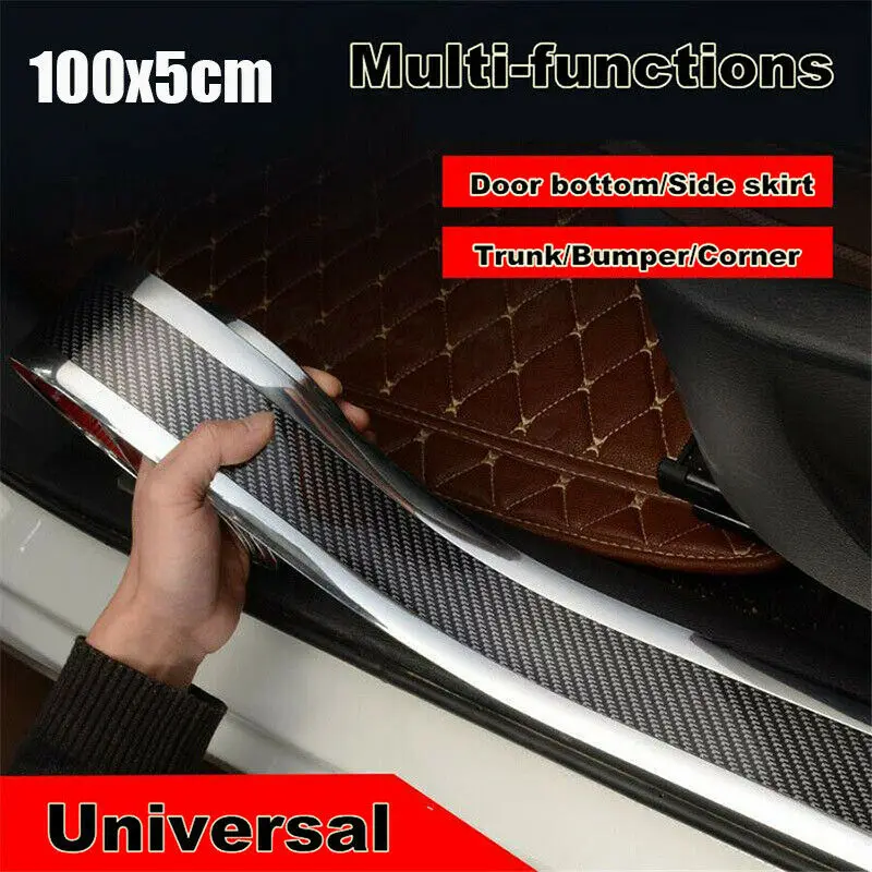 1M Car Styling Door Sill Protector Carbon Fiber Moulding Strip Trim Front Bumper Rubber Protection Strip Fiber Moulding Strip
1M Car Styling Door Sill Protector Carbon Fiber Moulding Strip Trim Front Bumper Rubber Protection Strip Fiber Moulding Strip