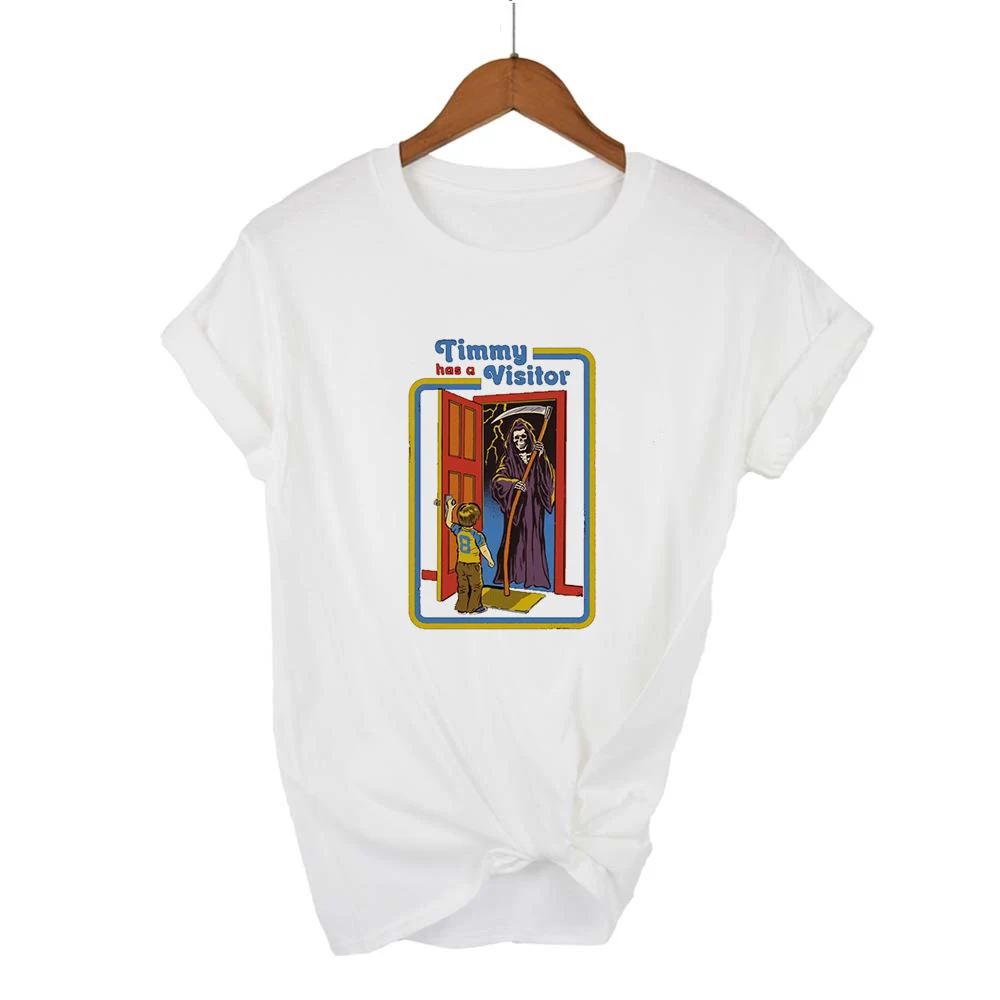 Plus Size Punk T Shirts Women Hip Hop Timmy has a Visitor Letter Print Tshirt Harajuku Funny Short Sleeve Tee Shirt Black Humor
Plus Size Punk T Shirts Women Hip Hop Timmy has a Visitor Letter Print Tshirt Harajuku Funny Short Sleeve Tee Shirt Black Humor