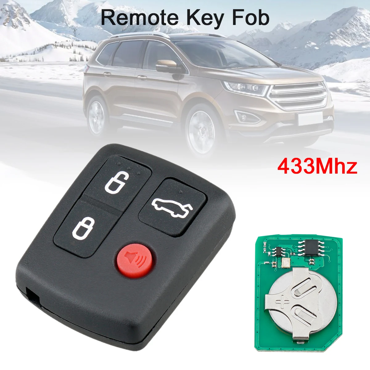 Auto Car Key Replacement 433Mhz 4 Buttons Car Remote Key Replacement Fit for Ford Territory SX XR6 XR8 Falcon BA BF
Auto Car Key Replacement 433Mhz 4 Buttons Car Remote Key Replacement Fit for Ford Territory SX XR6 XR8 Falcon BA BF