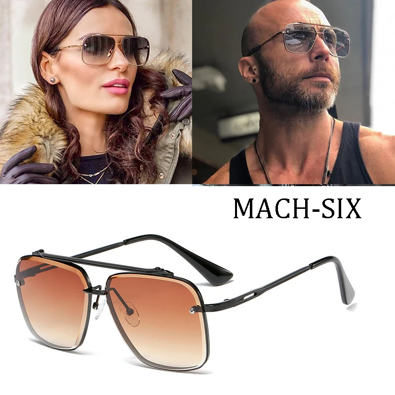 Luxury brand design Fashion Classic Mach Six Style Gradient lens Sunglasses Men Vintage Brand Design Sun Glasses Oculos 95527
Luxury brand design Fashion Classic Mach Six Style Gradient lens Sunglasses Men Vintage Brand Design Sun Glasses Oculos 95527