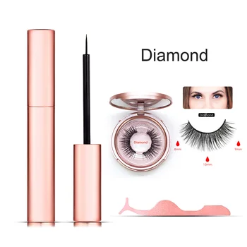 Magnetic Eyelashes 3D With Eyeliner Tweezers Kit Waterproof For Women 1 Set Portable
Magnetic Eyelashes 3D With Eyeliner Tweezers Kit Waterproof For Women 1 Set Portable