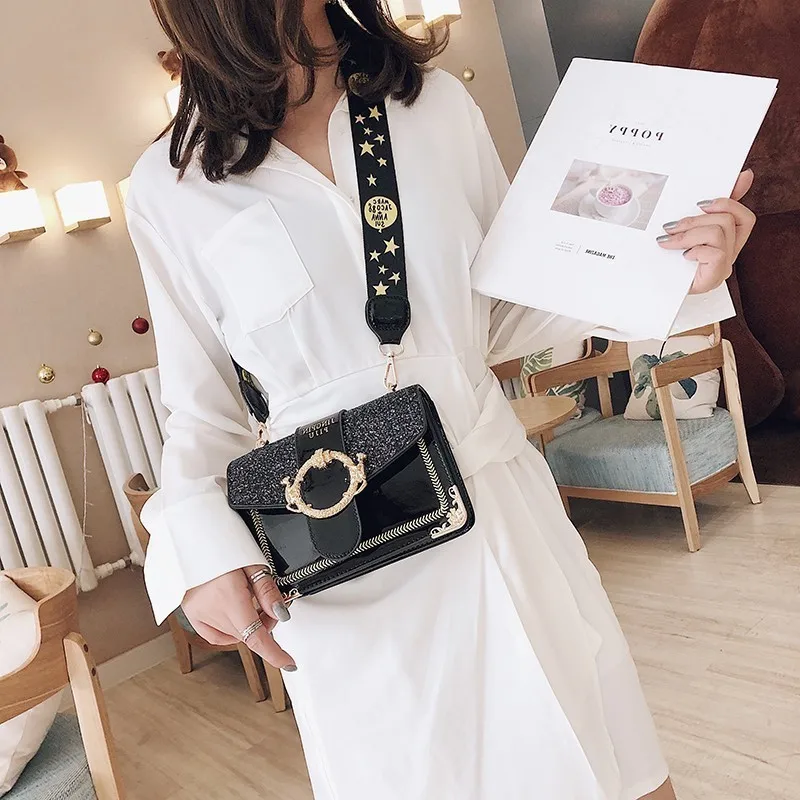 2019 New Shoulder Bag For Women Sequins Crossbody Bags Fashion Pu Ladies Handbag Solid Messenger Bags Women
2019 New Shoulder Bag For Women Sequins Crossbody Bags Fashion Pu Ladies Handbag Solid Messenger Bags Women