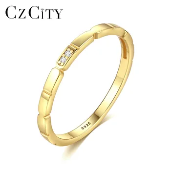 CZCITY Fashion 925 Silver Sterling Wedding Rings Twin Tiny Cubic Zircon Paved 18K Gold Plated Male Female Promise Rings Jewelry
CZCITY Fashion 925 Silver Sterling Wedding Rings Twin Tiny Cubic Zircon Paved 18K Gold Plated Male Female Promise Rings Jewelry