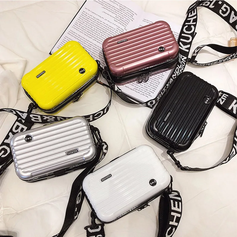 Newly Carry-On Suitcase Women Suitcase Box Shape Crossbody Shoulder Bag Mini Square Bag
Newly Carry-On Suitcase Women Suitcase Box Shape Crossbody Shoulder Bag Mini Square Bag