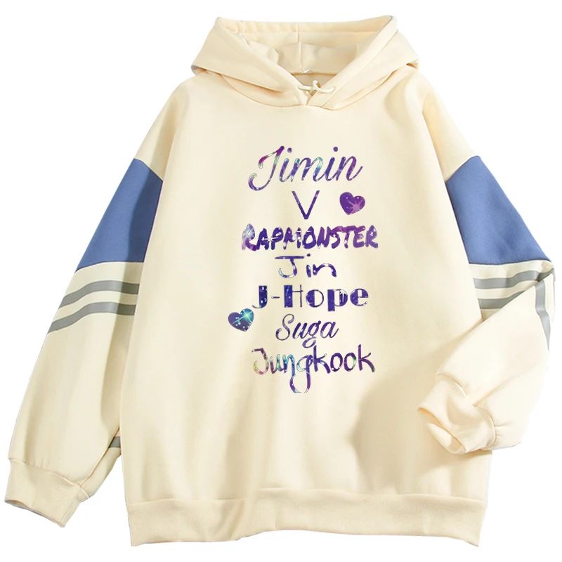 2022 new Korean KPOP bulletproof group V JIN Suga Jimin RM J-hope Harajuku boys and girls hoodie sports casual sweater
2022 new Korean KPOP bulletproof group V JIN Suga Jimin RM J-hope Harajuku boys and girls hoodie sports casual sweater