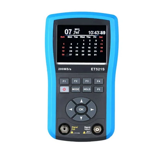 50MHZ DSO 10Hz-156kHz Signal Channel Digital Handheld Oscilloscope Multifunction Scopemeter ET521S Digital Oscilloscope
50MHZ DSO 10Hz-156kHz Signal Channel Digital Handheld Oscilloscope Multifunction Scopemeter ET521S Digital Oscilloscope