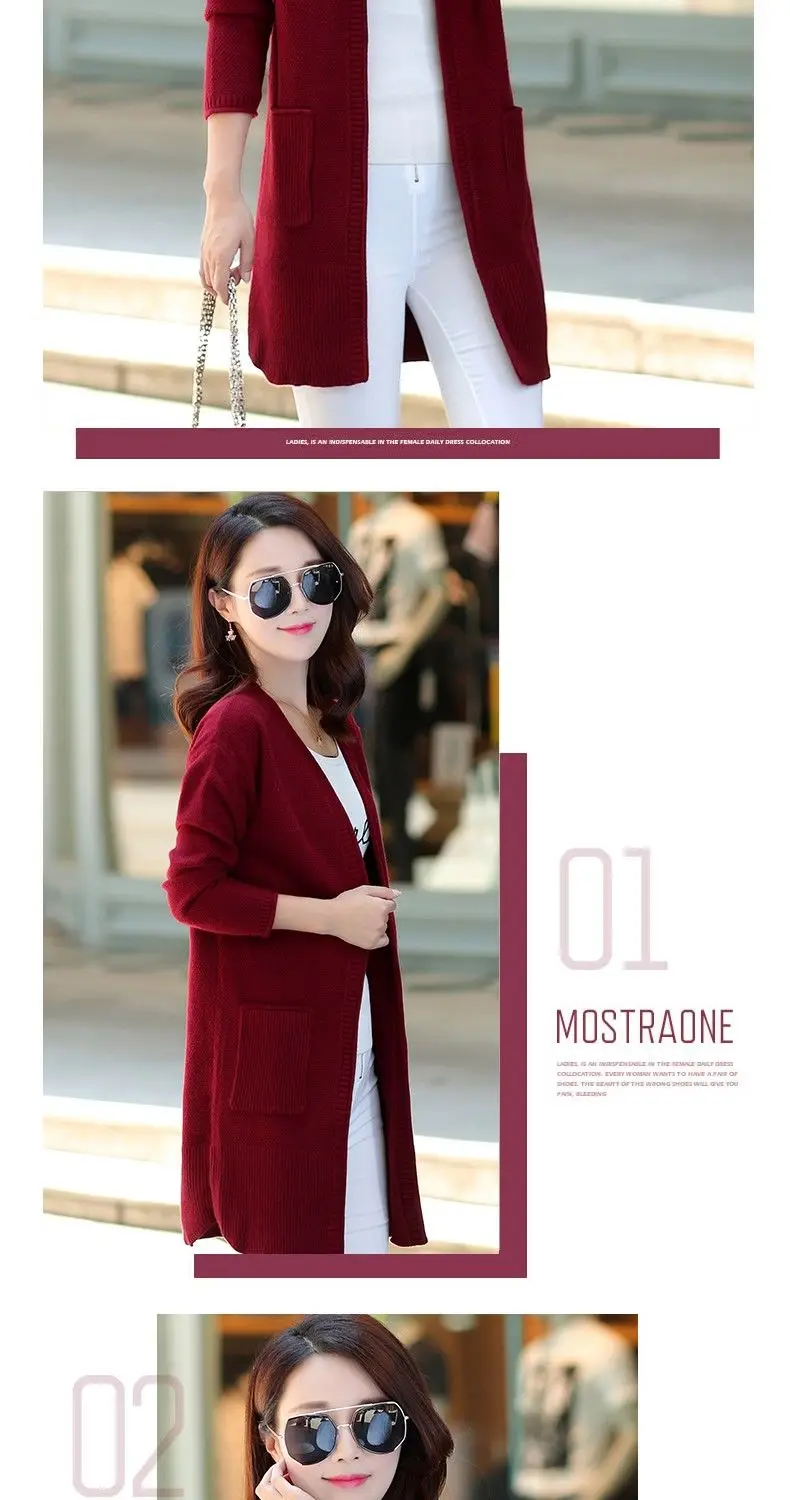 Woman Sweaters Cardigan Autumn Winter Sweater Cardigan Loose Outer Wear Sweater Autumn Coat Sueters De Mujer Woman Sweaters Cardigan Autumn Winter Sweater Cardigan Loose Outer Wear Sweater Autumn Coat Sueters De Mujer